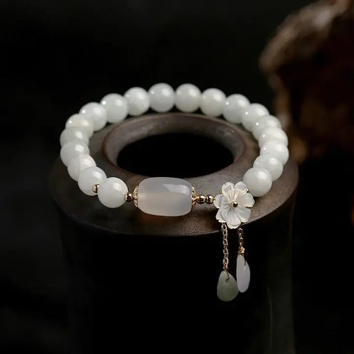 Aquamarine Pearl Bracelet | Handmade Jewelry 0