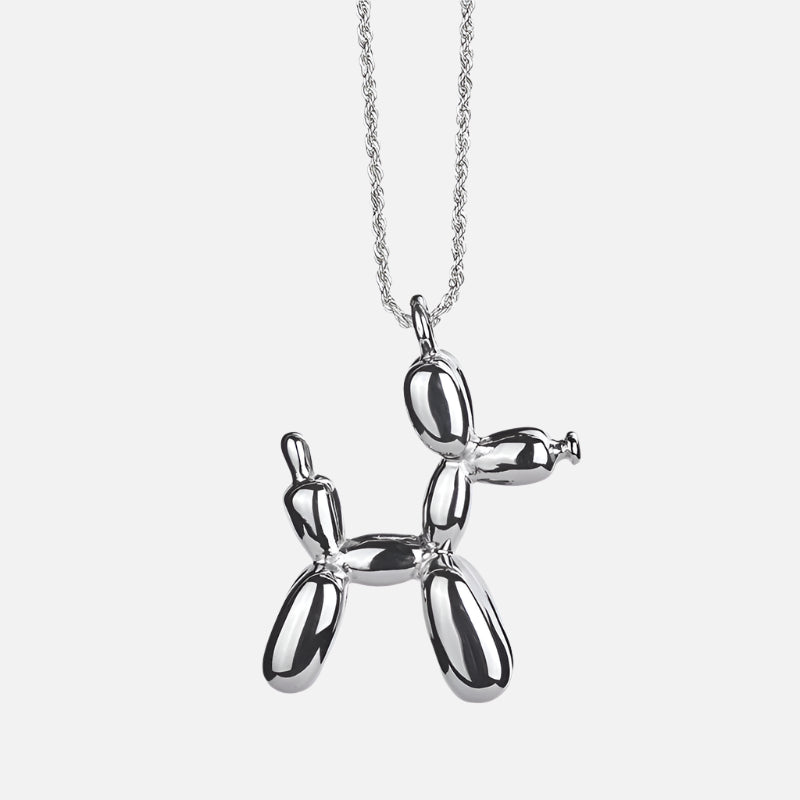 Balloon Dog Pendant Necklace | Gold-Tone 5