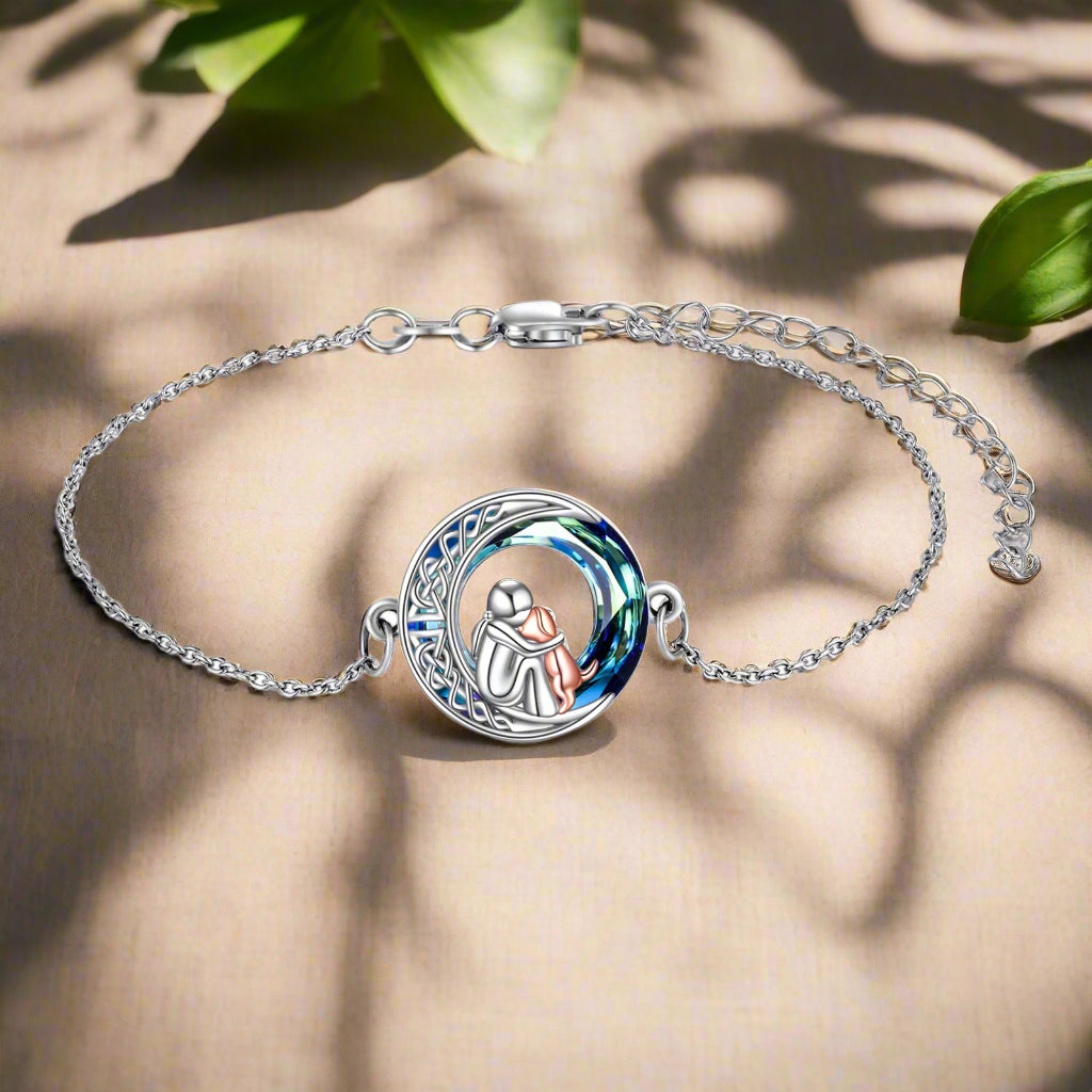 Bella | Dog Charm Bracelet | Charm Bracelet Dog | Sterling Silver Dog Jewelry 2