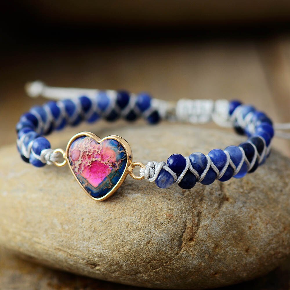 Blue Jasper Love Bracelet | Jasper 1