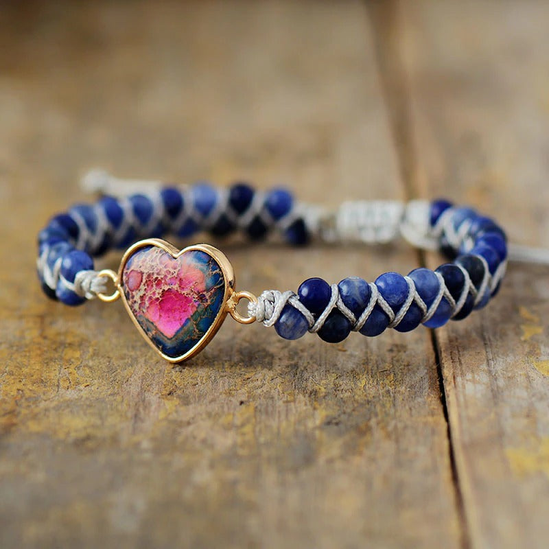 Blue Jasper Love Bracelet | Jasper 3