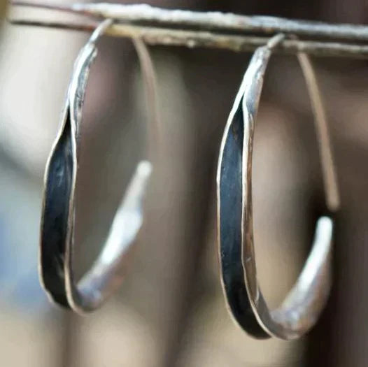 Bold Circle Hoop Earrings | Stainless Steel 0