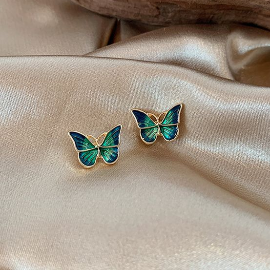 Carla's Unique Butterfly Earrings | Enamel Jewelry | Handcrafted Accessories 0