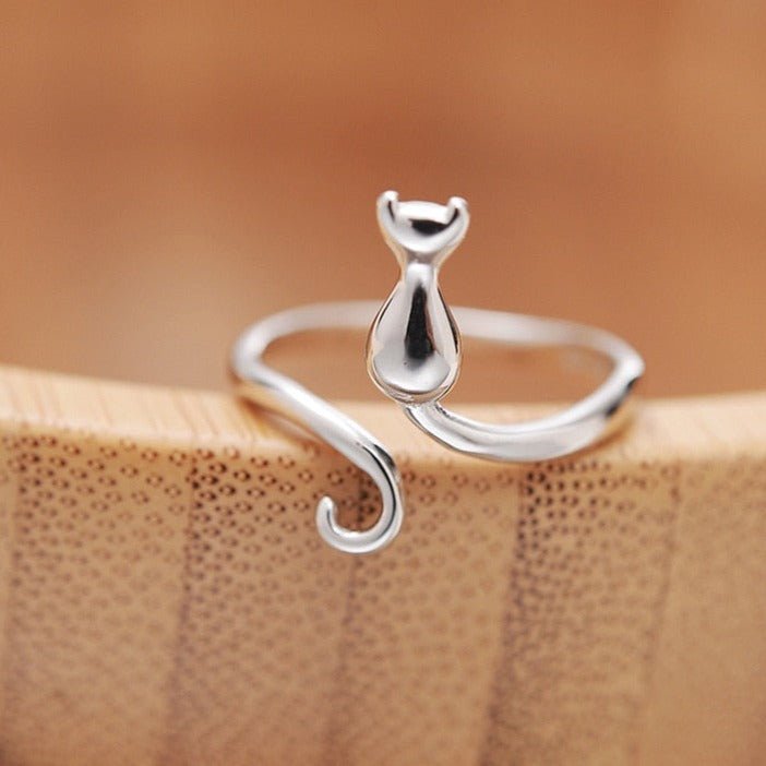 Cat Lover's Delight | Stainless Steel Cat Ring | Durable Cat Jewelry | Adorable Cat Accessory 0