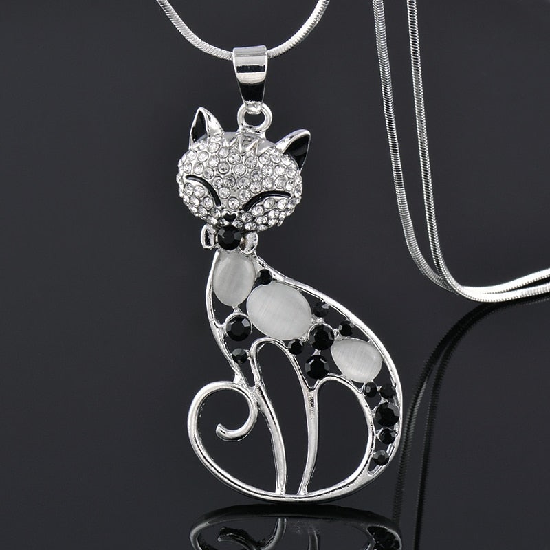 Cats of Love Necklace | Sterling Silver 0