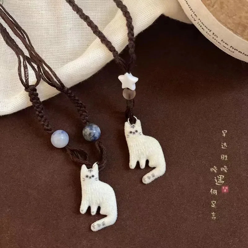 Celestial Cat Pendant Necklace | Premium Alloy 2