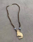 Celestial Cat Pendant Necklace | Premium Alloy 4