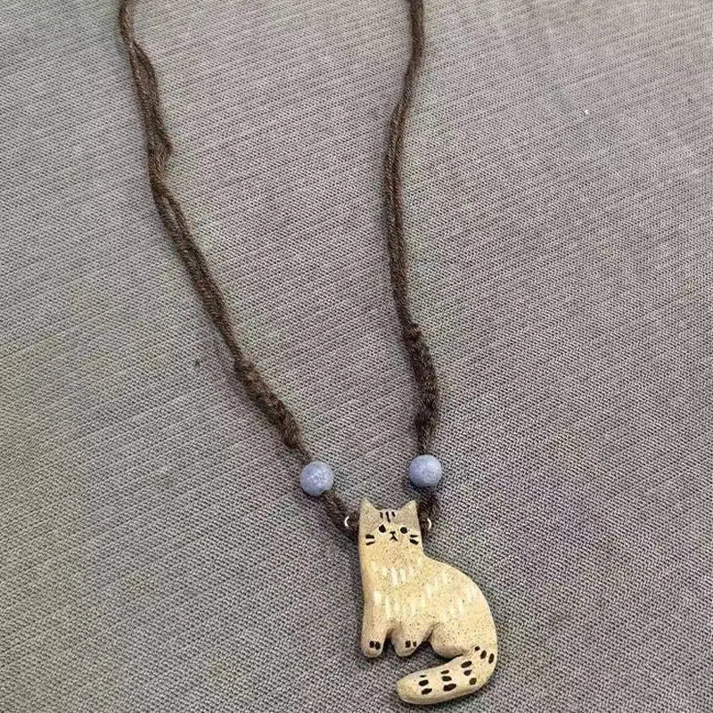 Celestial Cat Pendant Necklace | Premium Alloy 5