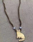 Celestial Cat Pendant Necklace | Premium Alloy 5