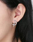 Celestial Cat | Sterling Silver Earrings | Cat Jewelry | Whimsical Accessories 2