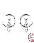 Celestial Cat | Sterling Silver Earrings | Cat Jewelry | Whimsical Accessories 4