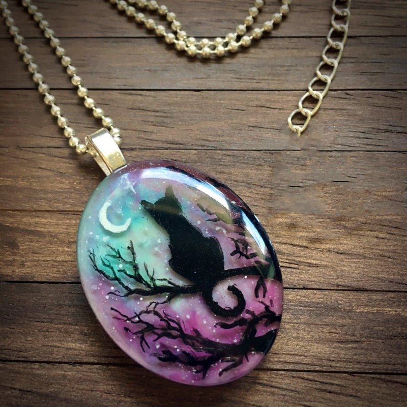 Celestial Charm | Cat Necklace | Whimsical Jewelry | Elegant Accessories 2