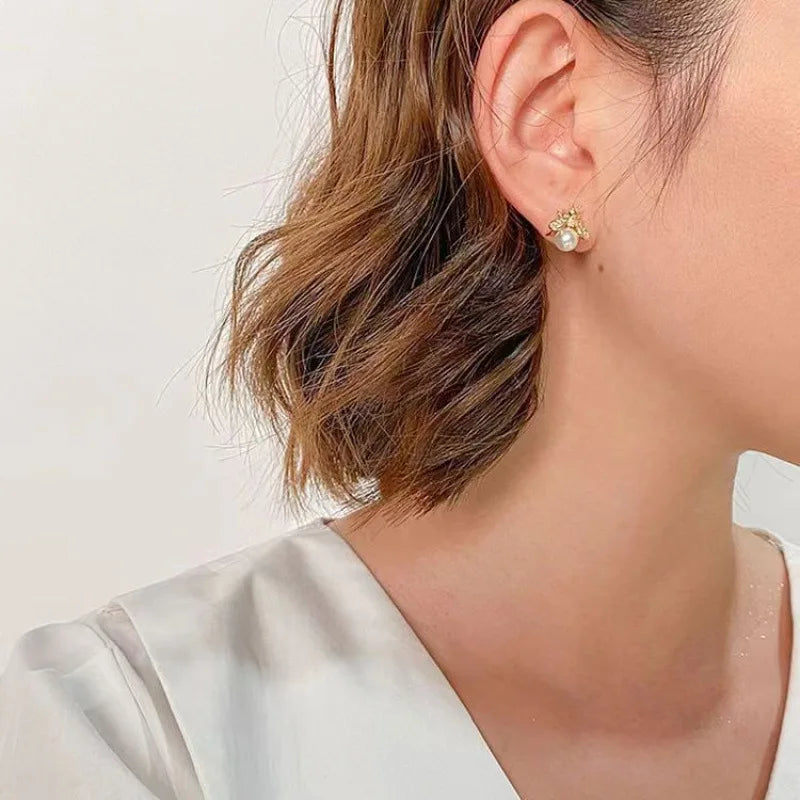 Chic Bee Stud Earrings | Sterling Silver 3