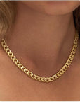 Chunky Cuban Link Necklace | Gold 2
