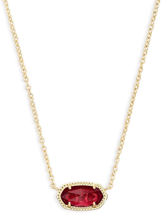 Classic Oval Ruby Necklace | Gold 0