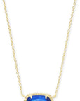Classic Oval Sapphire Necklace | Gold 0