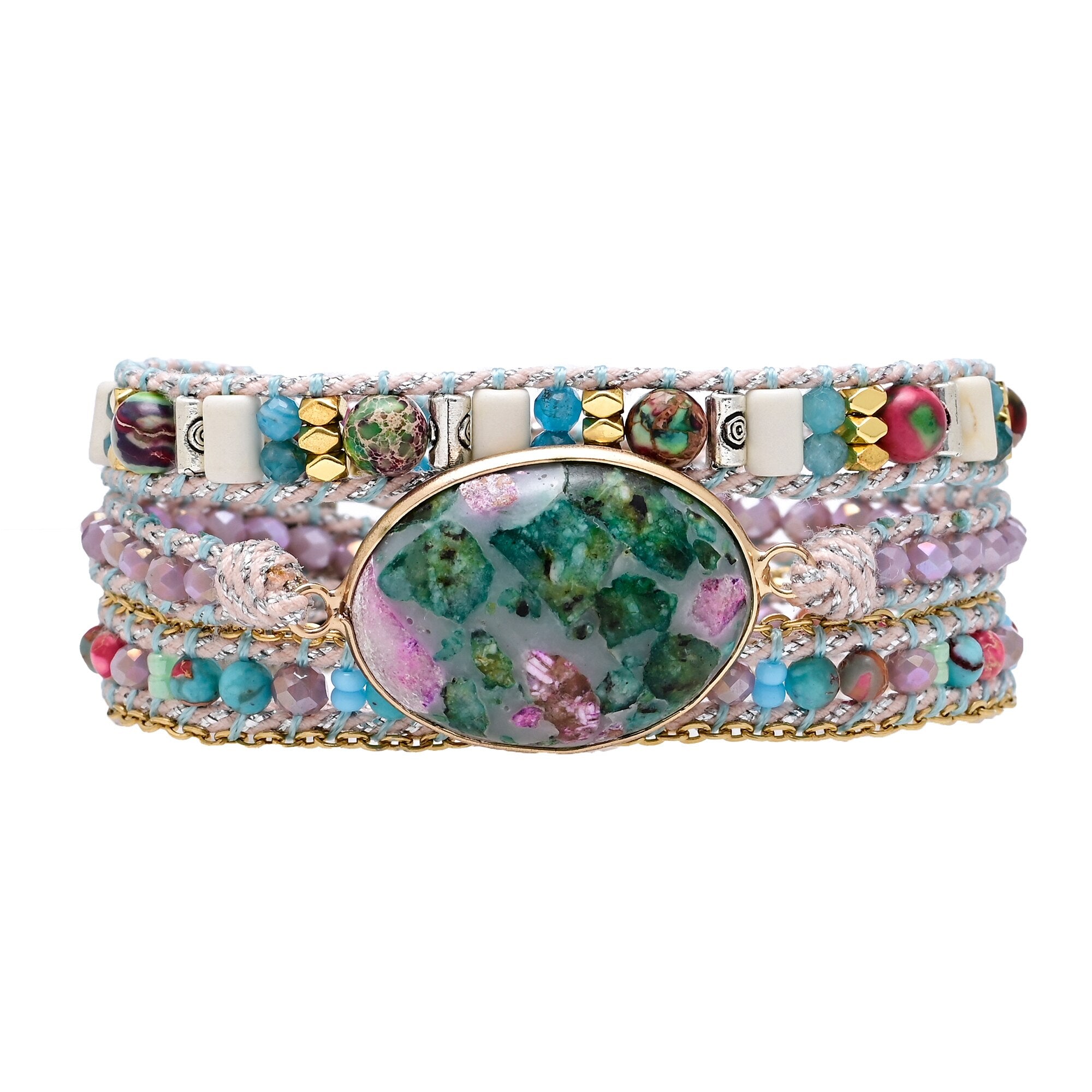 Colorful Calcite Love Bracelet | Natural Gemstone 3