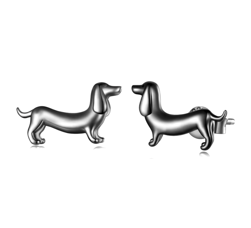 Dachshund Charm | Earrings for Women | Sterling Silver Earrings | Pet Lover Jewelry 2