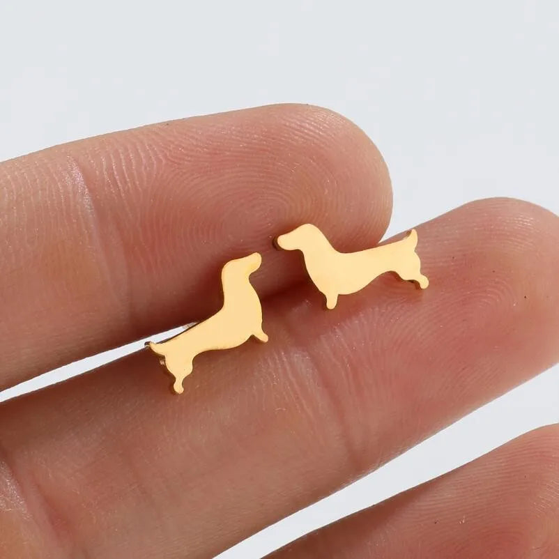 Dachshund Delight Earrings | Minimalist Dog Jewelry | Pet Lover Accessories 3