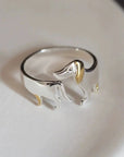 Dachshund Delight | Sterling Silver Ring | Adjustable Dog Lover Jewelry 1