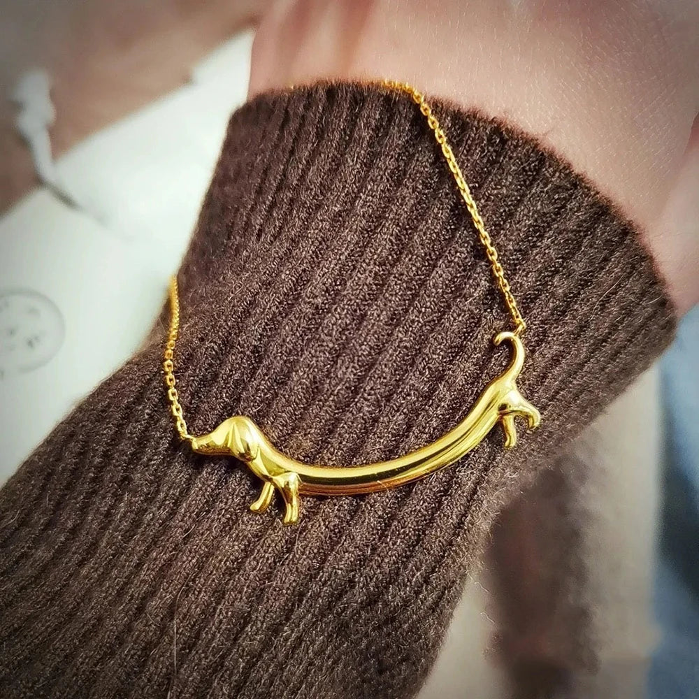 Dachshund Necklace | Gold-Plated 2