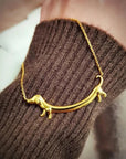 Dachshund Necklace | Gold-Plated 2