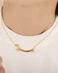 Dachshund Necklace | Gold-Plated 3