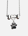 Dainty Dog Paw Necklace | Stainless Steel 1