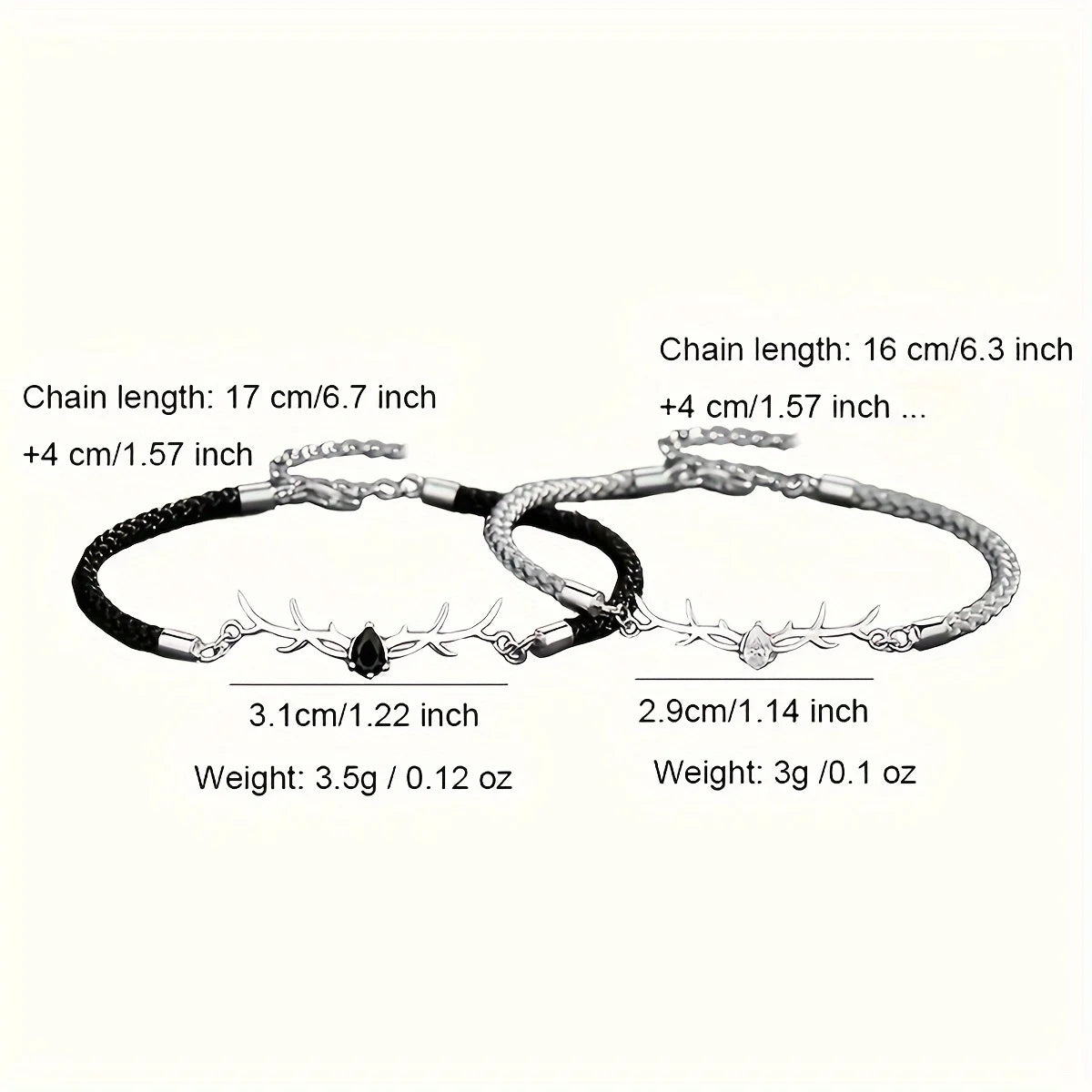 Deer Horn Heart Bracelet | Copper 4