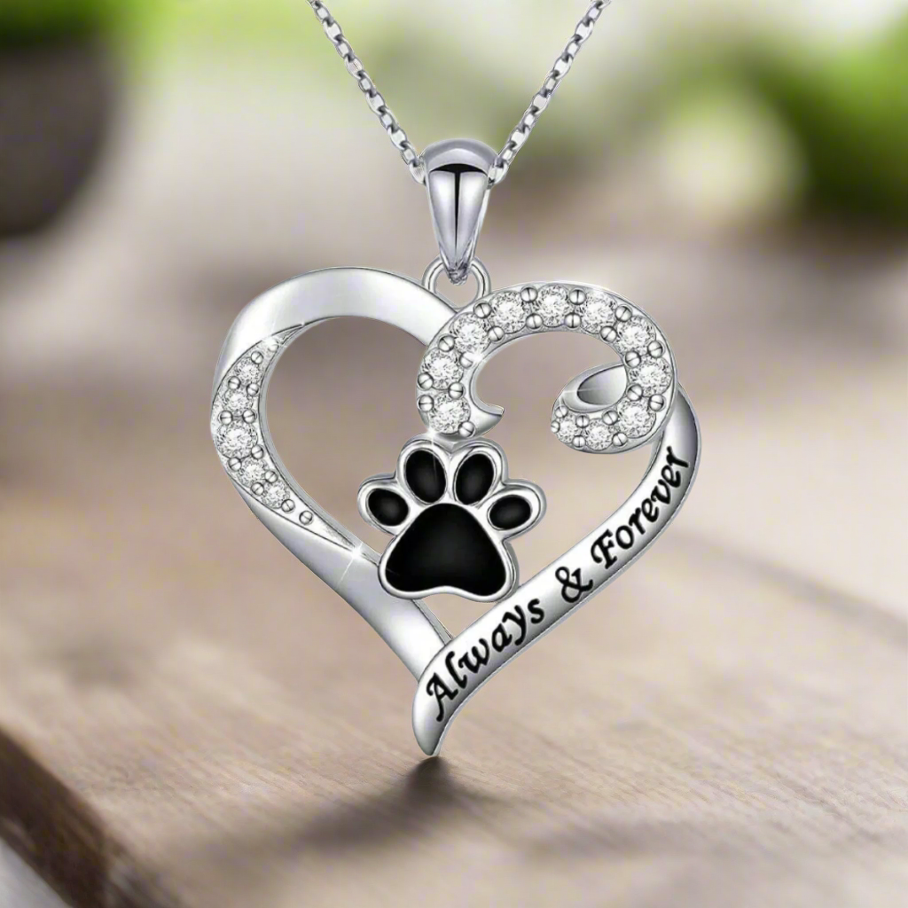Dog Paw Necklace | Stainless Steel 0