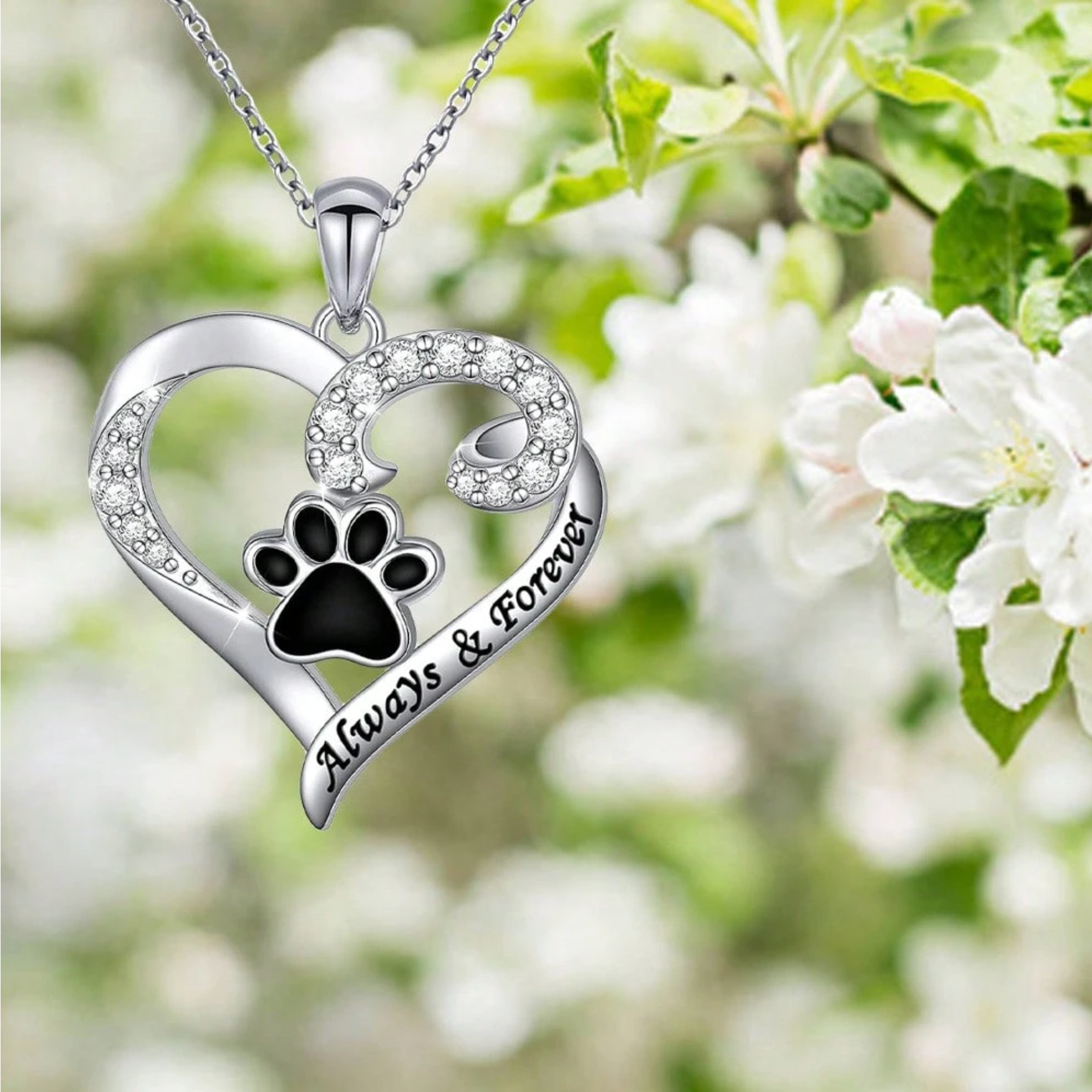 Dog Paw Necklace | Stainless Steel 1
