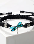 Dragonfly Dreams Handwoven Bracelet | Natural Stone 0