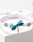 Dragonfly Dreams Handwoven Bracelet | Natural Stone 9