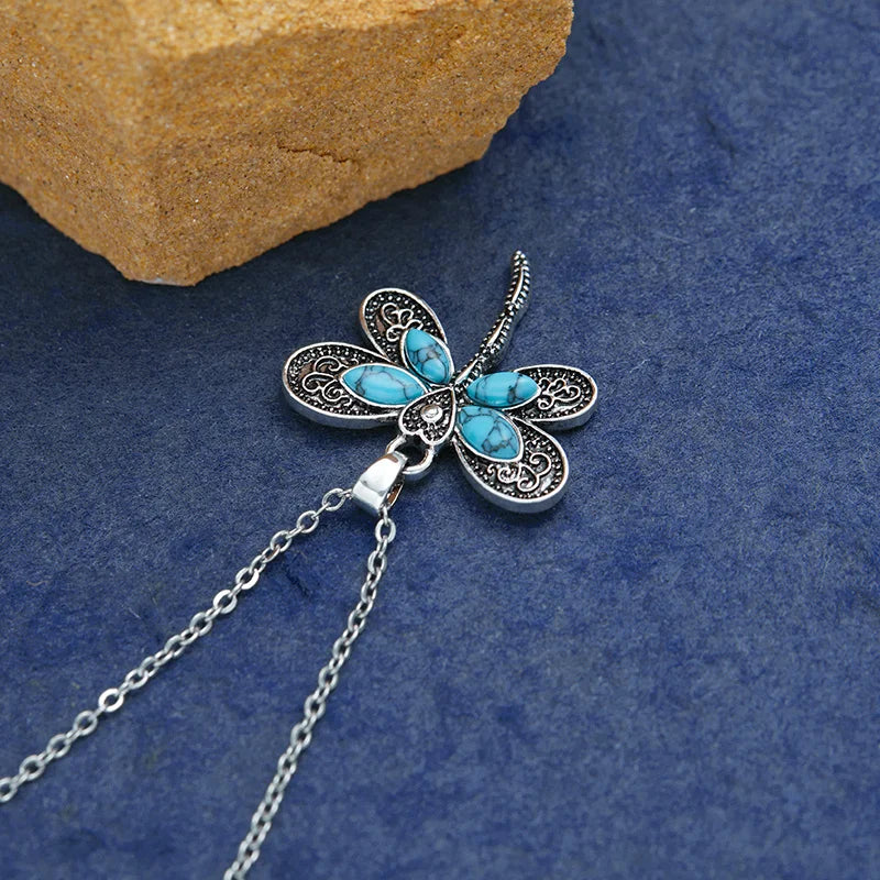 Dragonfly Dreams Pendant Necklace | Silver 2
