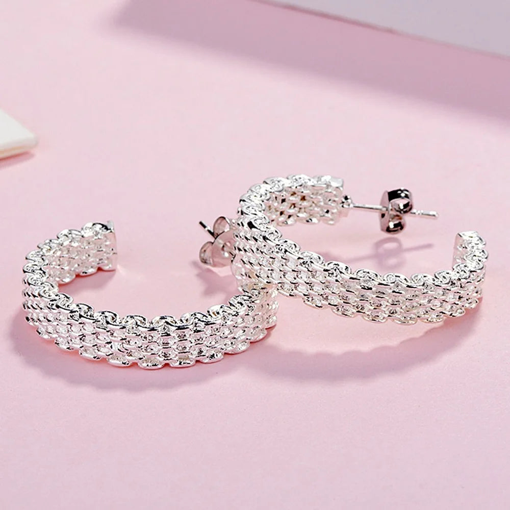 Elegant Christmas Charm Earrings | Sterling Silver 1