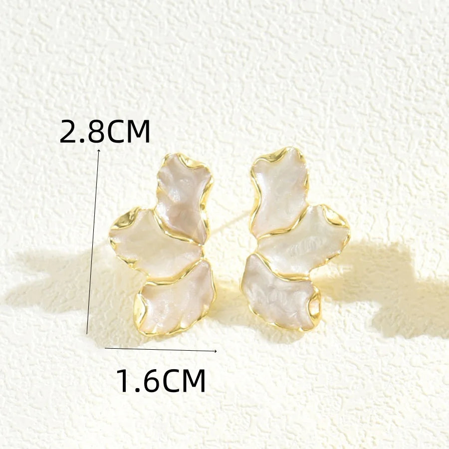 Elegant Floral Enamel Earrings for Women | Enamel 4