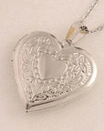 Elegant Gold Heart Photo Locket Necklace | Gold 0