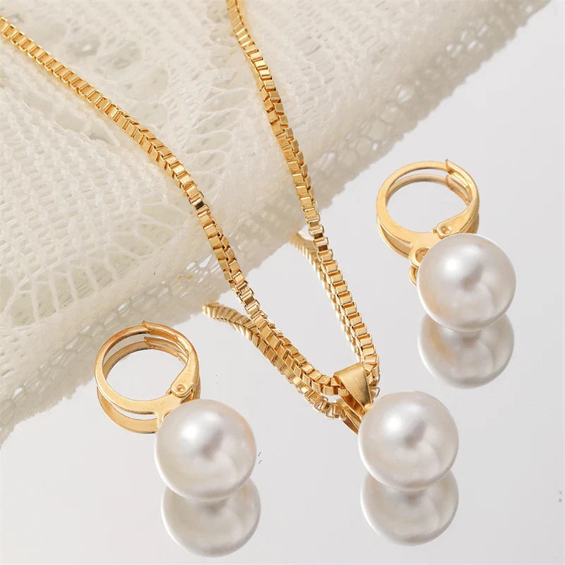 Elegant Imitation Pearl Set | Imitation Pearl 2
