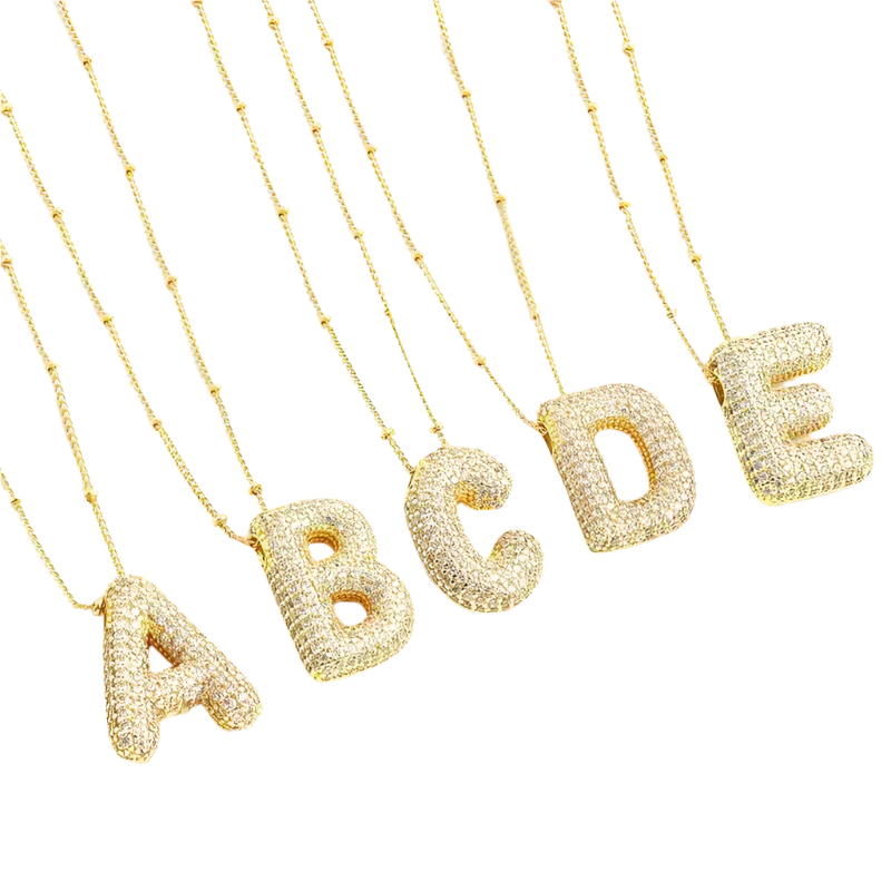 Elegant Initial Necklace | Gold 2