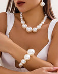 Elegant Pearl Necklace and Bracelet Set | Freshwater Pearls 2