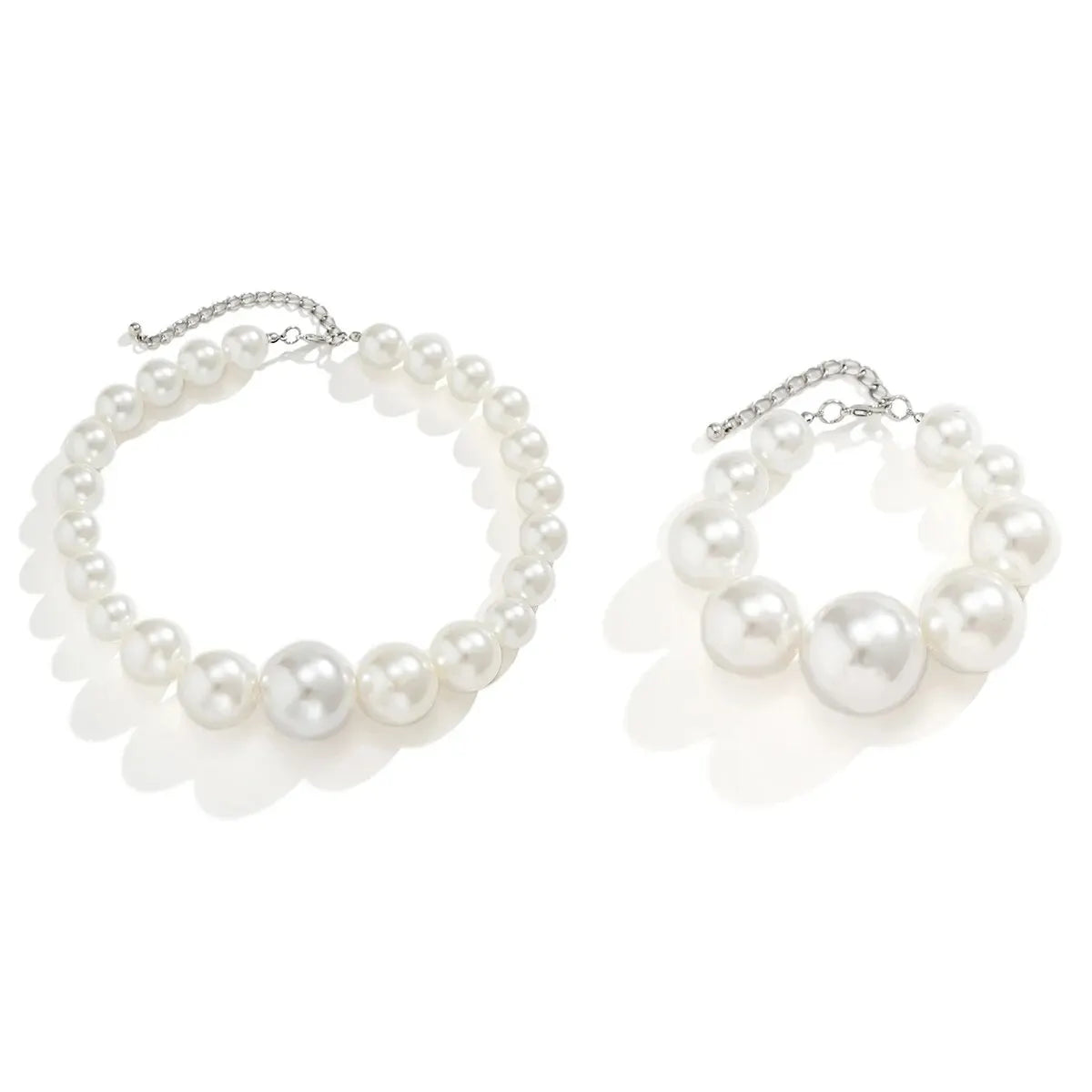 Elegant Pearl Necklace and Bracelet Set | Freshwater Pearls 4