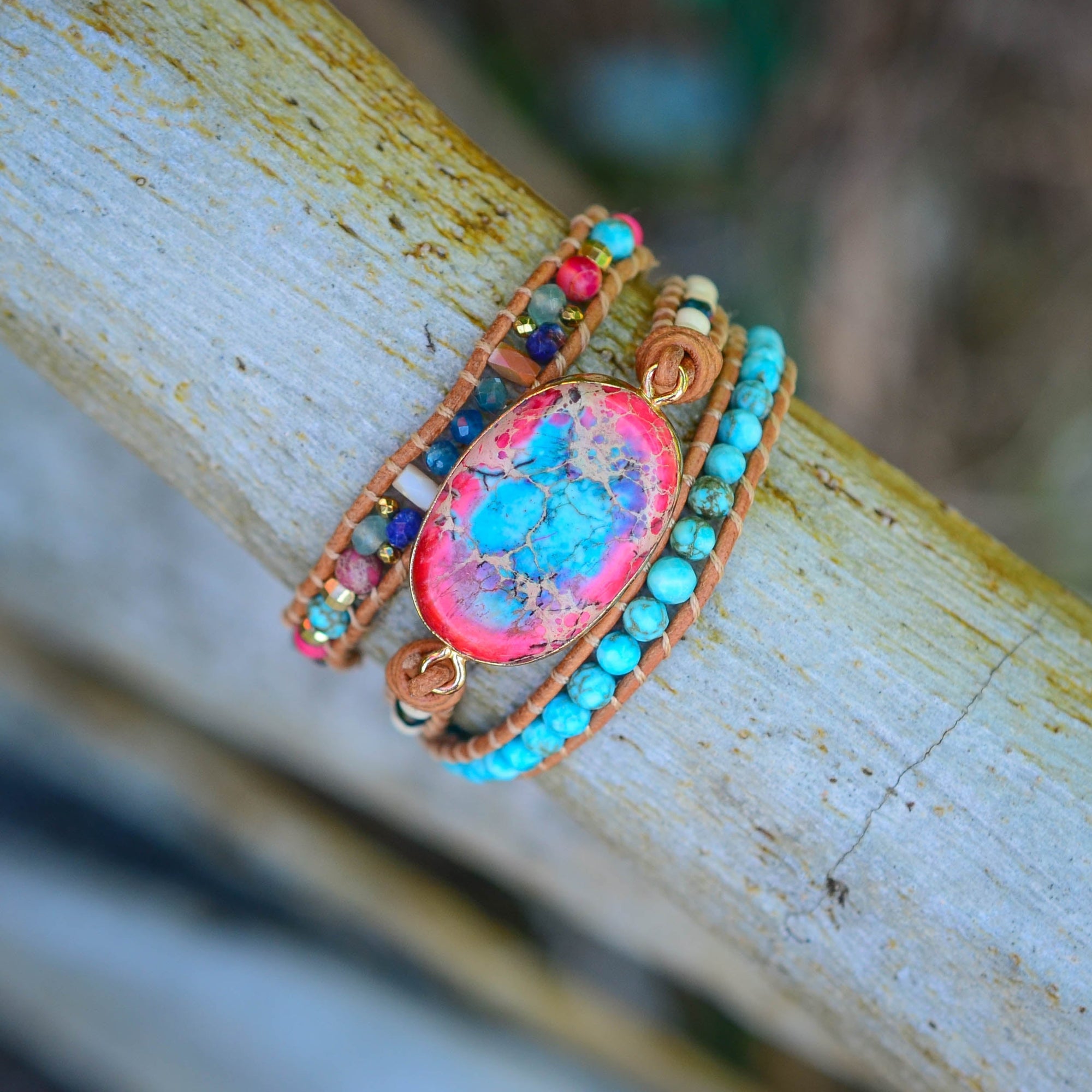 Emperor Apatite Wrap Bracelet | Apatite 1