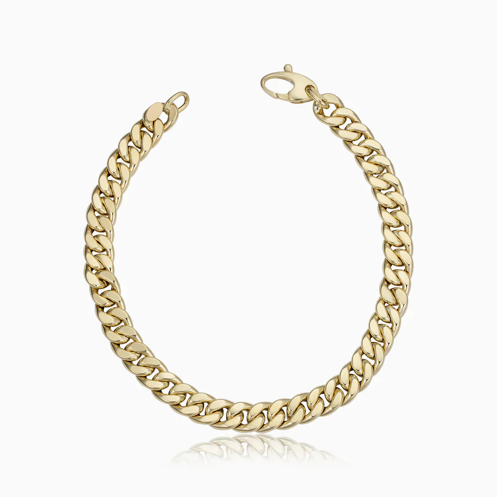 Estate Cuban Bracelet | Gold 0