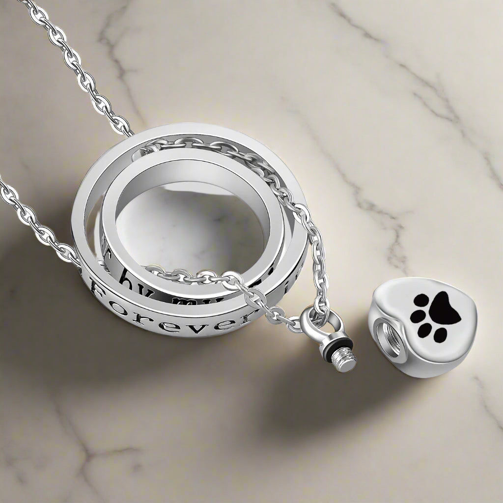 Eternal Bond | Stainless Steel Urn Necklace | Heart Pendant | Memorial Jewelry 2