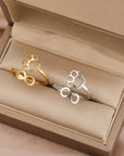 Eternal Paw | Adjustable Infinity Ring | Stainless Steel Pet Tribute | Heartfelt Keepsake 5