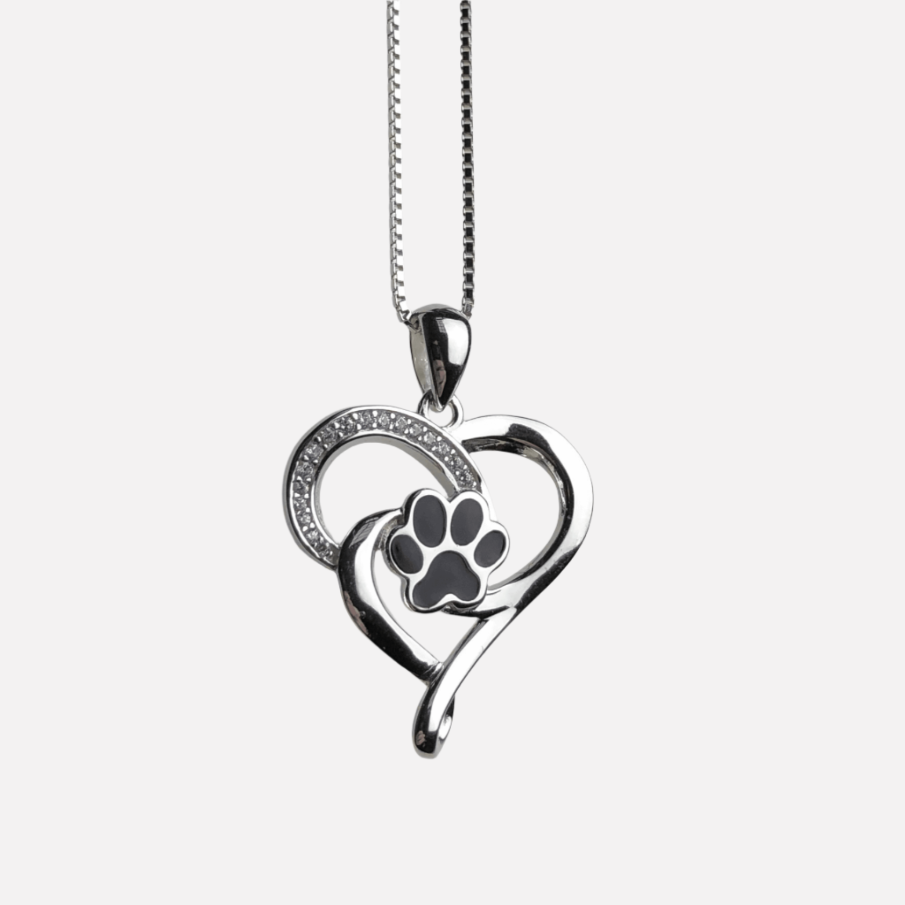 Eternal Paws | Infinity Necklace | Heart Charm Necklace | Pet Love Jewelry 1