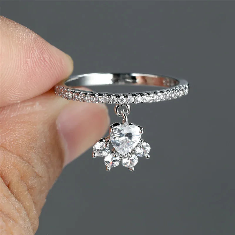 Feline Fantasy | Cat Jewelry | Animal Accessories | Vintage Heart Ring 6