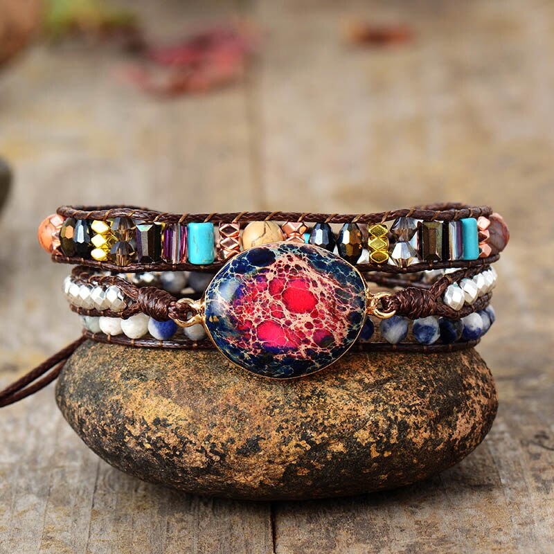 Fire Imperial Jasper Bracelet | Jasper 0