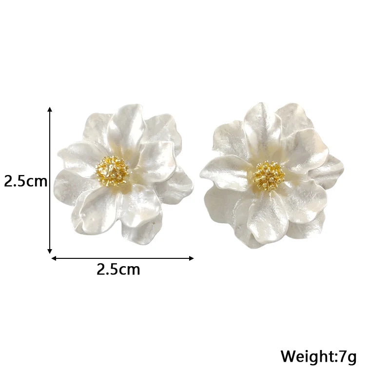 Floral Stud Earrings | Acrylic 2