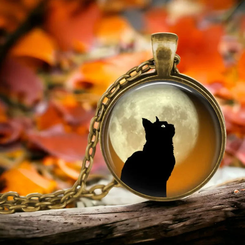 Forest Spirit Animal Glass Pendant Necklace | Glass 3